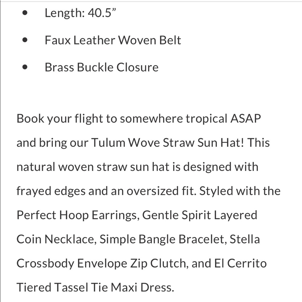 Woven Straw Hat - image 6